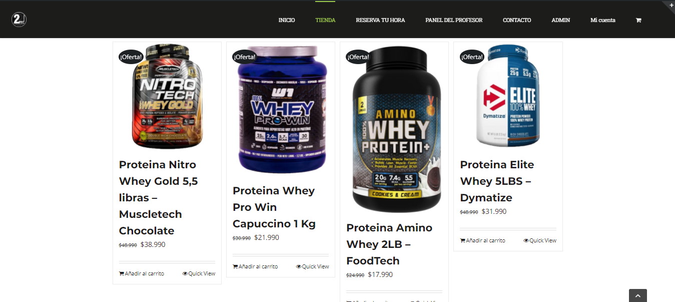 Tienda en Linea – Productos – www.2tec.cl