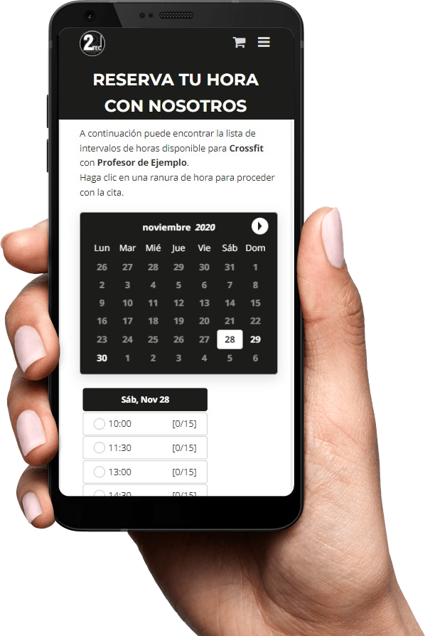 Reserva Movil – Paso 2 – www.2tec.cl